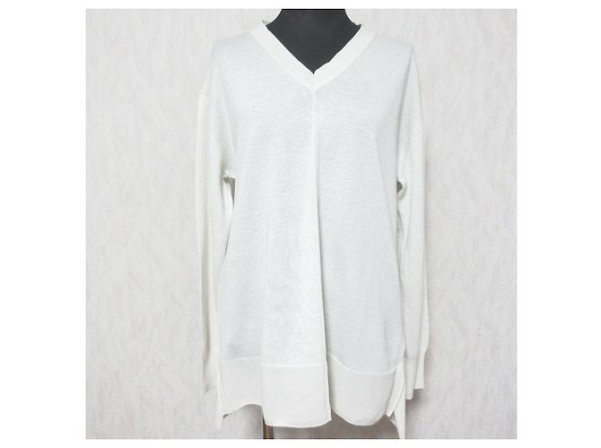 Autre Marque Strick-Cardigan Ensemble Weiß Aus weiß - Ansicht 7