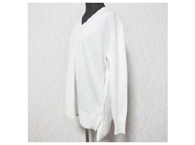 Autre Marque Strick-Cardigan Ensemble Weiß Aus weiß - Ansicht 8