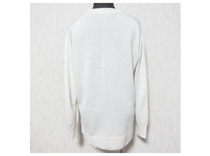 Autre Marque Strick-Cardigan Ensemble Weiß Aus weiß - Ansicht 9