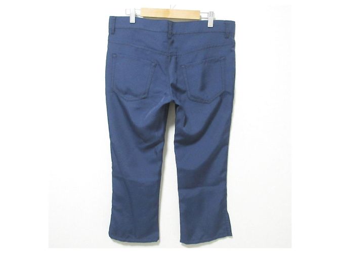 Autre Marque Pantaloni cropped tinti COMME des GARÇONS Blu Blu navy - vista 2