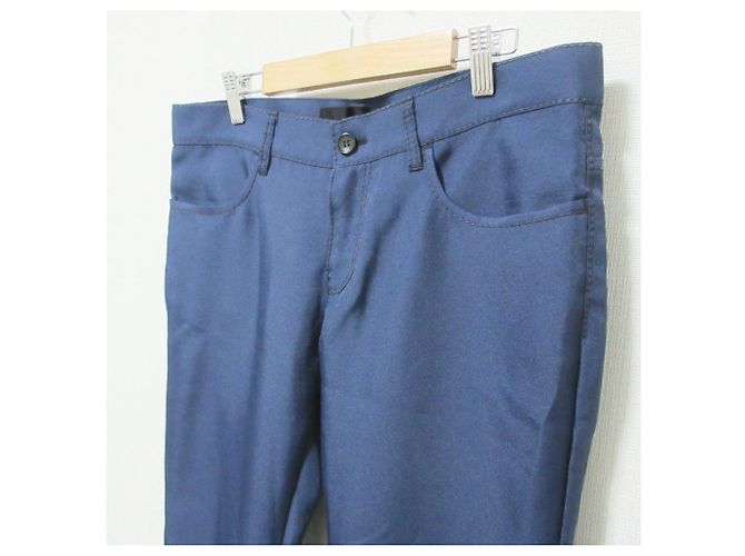 Autre Marque Pantaloni cropped tinti COMME des GARÇONS Blu Blu navy - vista 4