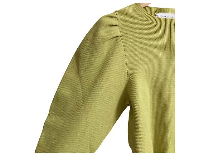 Autre Marque Pullover mit Puffärmeln UNITED ARROWS Grün - Ansicht 2