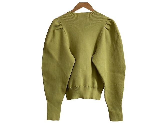 Autre Marque Pullover mit Puffärmeln UNITED ARROWS Grün - Ansicht 3