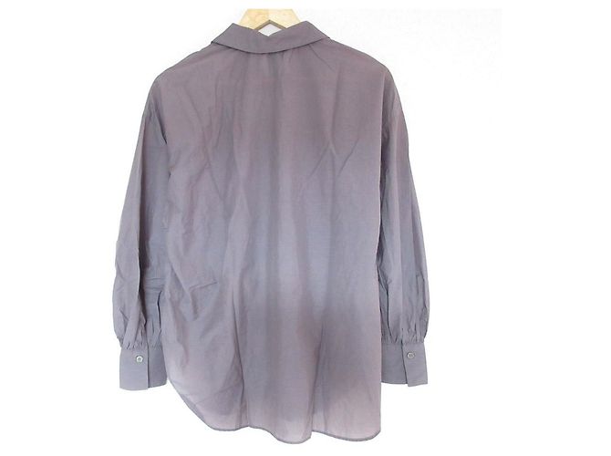 Autre Marque Camicia Balloon MARW UNITED ARROWS Marrone Grigio antracite - vista 2