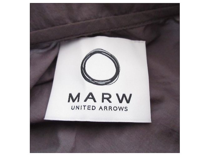 Autre Marque Camicia Balloon MARW UNITED ARROWS Marrone Grigio antracite - vista 7