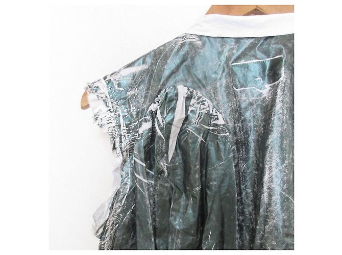 Maison Martin Margiela Blusa sin mangas de algodón Maison Margiela 22SS Verde - vista 10