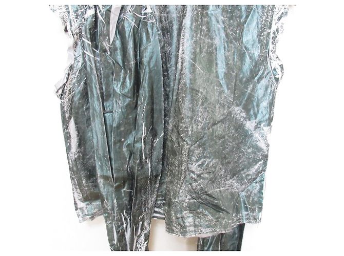 Maison Martin Margiela Blusa sin mangas de algodón Maison Margiela 22SS Verde - vista 12