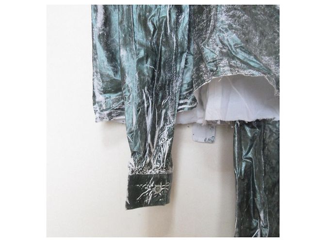 Maison Martin Margiela Blusa sin mangas de algodón Maison Margiela 22SS Verde - vista 13
