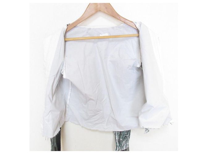 Maison Martin Margiela Blusa sin mangas de algodón Maison Margiela 22SS Verde - vista 5