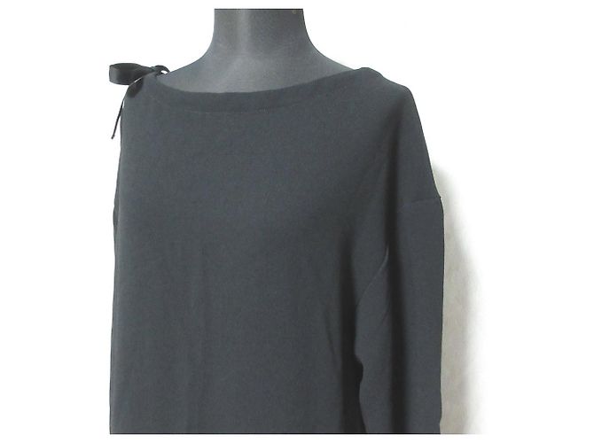 Autre Marque Robe en georgette à ruban Westside PLATINUM de Calvin Klein Noir - vue 4