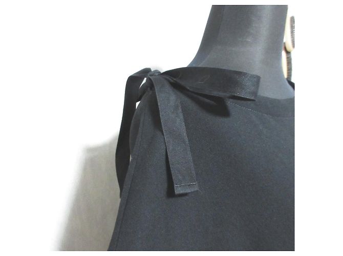 Autre Marque Robe en georgette à ruban Westside PLATINUM de Calvin Klein Noir - vue 5