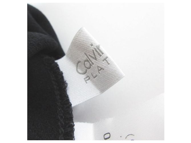 Autre Marque Robe en georgette à ruban Westside PLATINUM de Calvin Klein Noir - vue 7