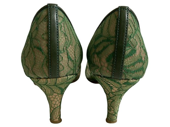 Autre Marque Décolleté in pizzo Carino Mode e Jacomo Verde - vista 4