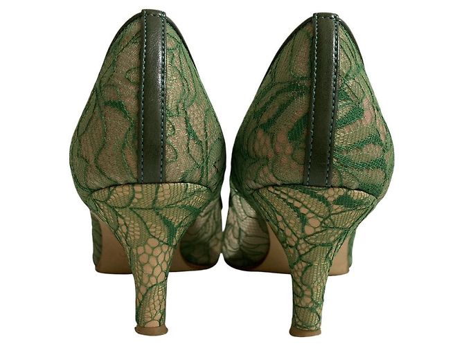 Autre Marque Décolleté in pizzo Carino Mode e Jacomo Verde - vista 6
