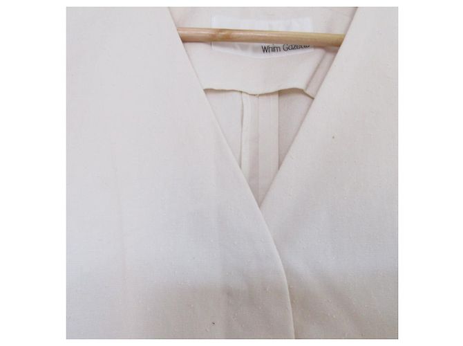 Autre Marque Chaleco Largo Whim Gazette Beige - vista 4