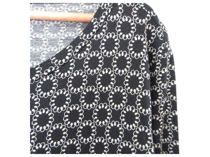 Vestido de seda y algodón Max Mara WEEKEND Negro - vista 4