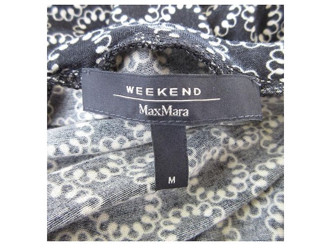 Vestido de seda y algodón Max Mara WEEKEND Negro - vista 5
