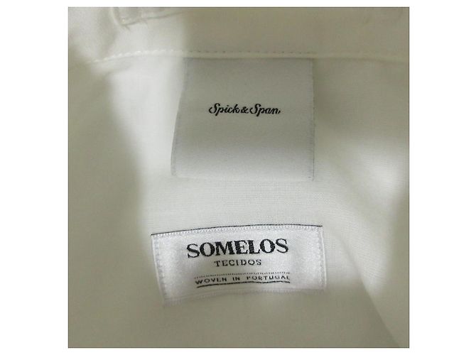 Autre Marque SOMELOS Stoffhemd Spick and Span Weiß - Ansicht 3