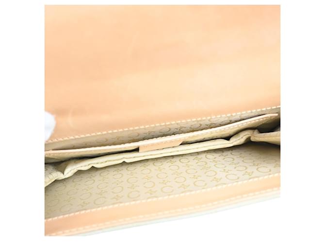 Céline Celine C Macadam Shoulder Suede Beige - vista 5