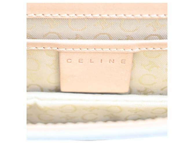 Céline Celine C Macadam Shoulder Suede Beige - vista 6