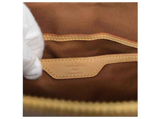 Louis Vuitton Palermo Handtasche aus Monogramm-Canvas GM Braun - Ansicht 4