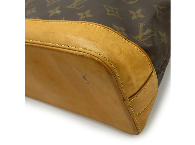 Louis Vuitton Monogram Lockit horizontale Handtasche Braun Weiß Monogramm - Ansicht 4