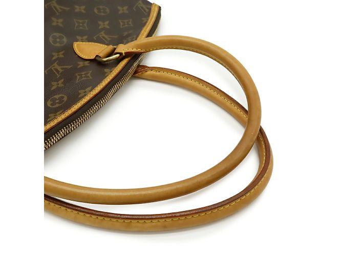 Louis Vuitton Monogram Lockit horizontale Handtasche Braun Weiß Monogramm - Ansicht 5
