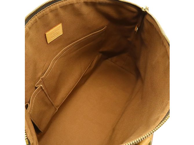 Louis Vuitton Monogram Lockit horizontale Handtasche Braun Weiß Monogramm - Ansicht 7