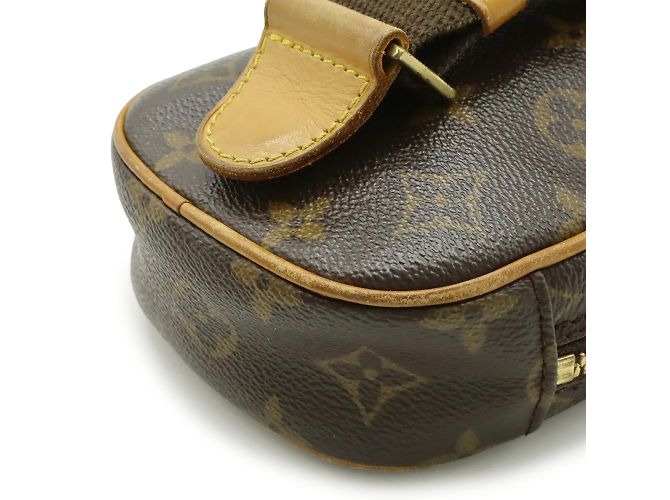 Borsa Pochette Ganju Monogram Louis Vuitton Marrone Nero Monogramma - vista 4