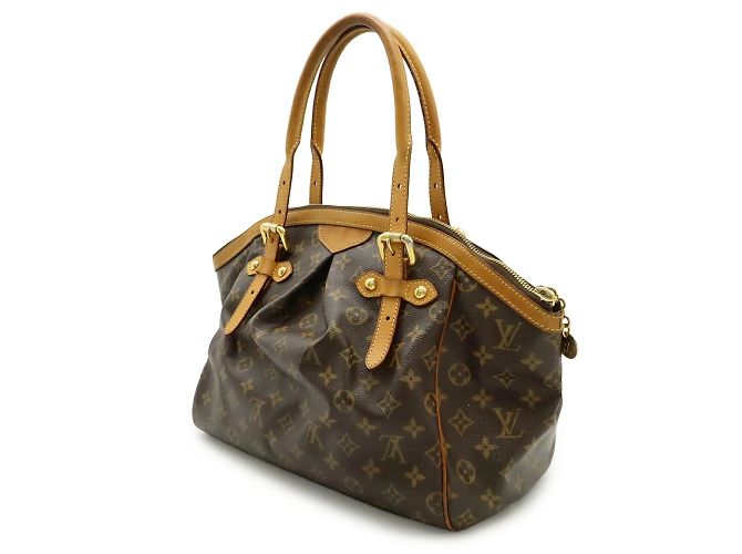 Borsa Tote Louis Vuitton Monogram Tivoli GM Marrone Nero Monogramma - vista 3