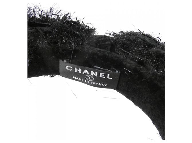 Fascia in velluto nero Chanel - vista 5