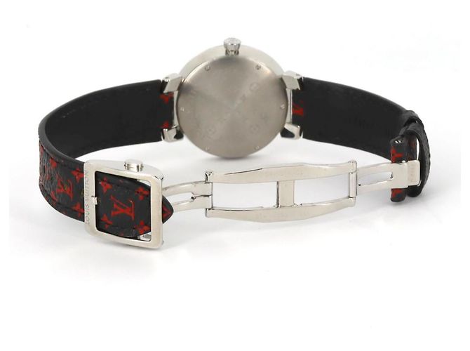 Louis Vuitton Tambour Monogram Quarz Uhr - Ansicht 5