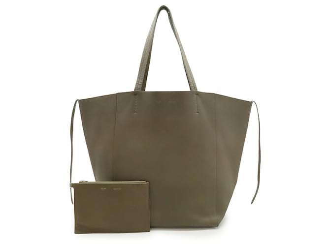 Céline Borsa tote media Cabas Phantom di Celine Nero Grigio - vista 2