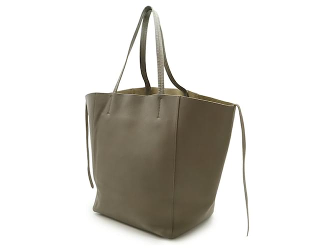 Céline Borsa tote media Cabas Phantom di Celine Nero Grigio - vista 3