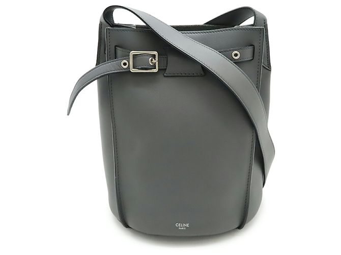 Céline Borsa a Spalla Big Bucket di Celine Marrone - vista 2