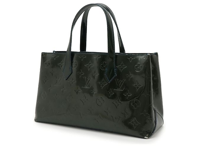 Borsa tote Louis Vuitton Monogram Vernis Wilshire PM - vista 3