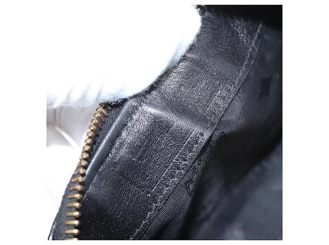 MCM Visetos logogramme Canvas and Leather Nero - vista 6