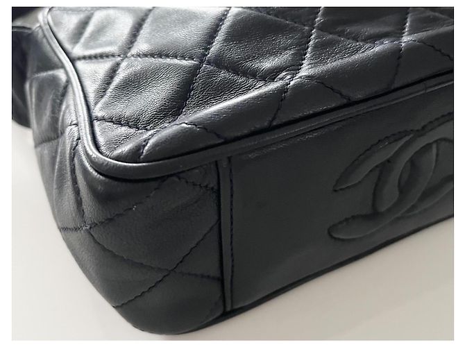 Camera Chanel Mini Vintage Kamera Marineblau - Ansicht 10