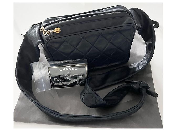 Camera Chanel Mini Vintage Kamera Marineblau - Ansicht 2