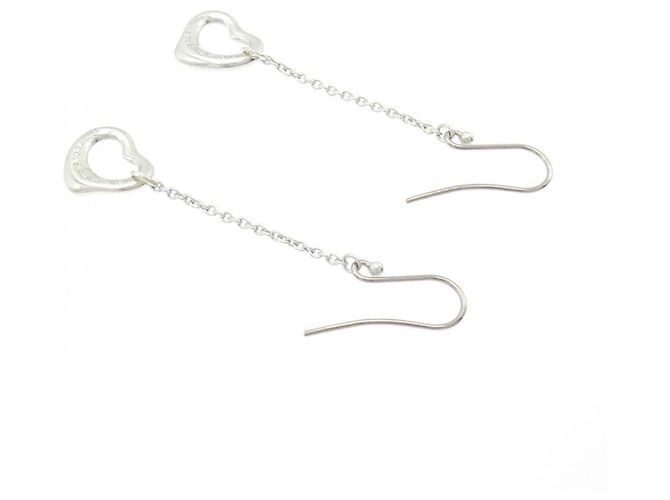 Tiffany & Co Orecchini a goccia Open Heart di Tiffany Argento - vista 3