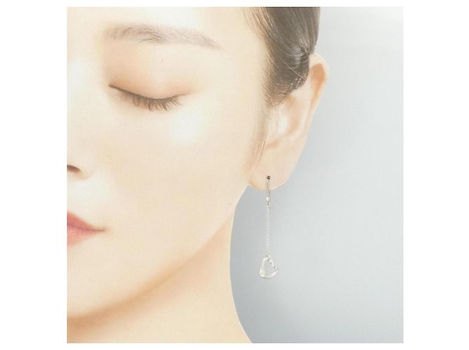 Tiffany & Co Orecchini a goccia Open Heart di Tiffany Argento - vista 4