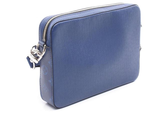 Borsa Messenger Trio Louis Vuitton Blu - vista 2