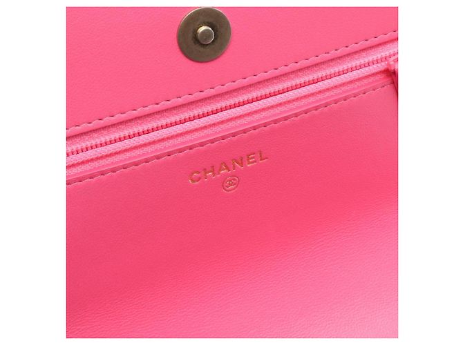 Borsa a Spalla CHANEL 19 Disneuf Rosa - vista 4