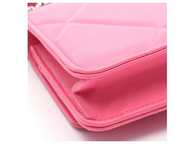 Borsa a Spalla CHANEL 19 Disneuf Rosa - vista 8