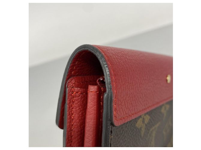 Portafoglio Lungo Pallas Monogram Louis Vuitton Marrone Fuschia - vista 6