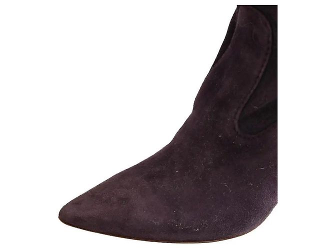 Valentino Botas de ante morado Púrpura - vista 4