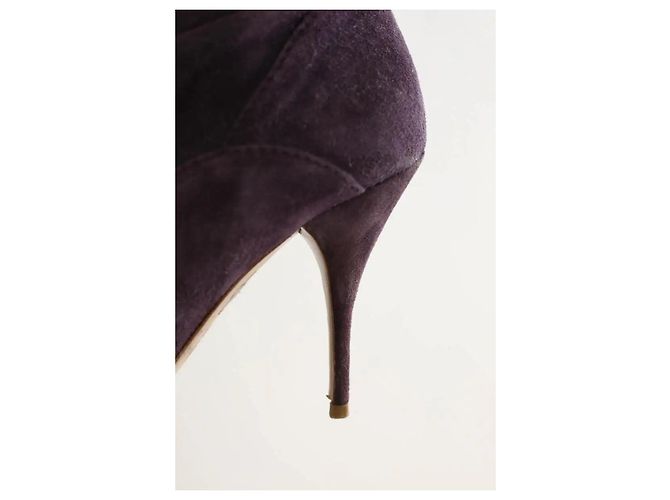 Valentino Botas de ante morado Púrpura - vista 5