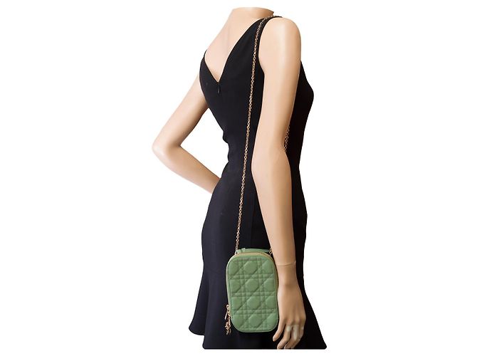 Lady Dior Borsa DIOR in Pelle Verde - 103169 - vista 13