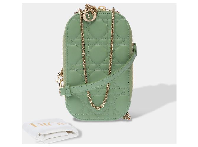 Lady Dior Borsa DIOR in Pelle Verde - 103169 - vista 2
