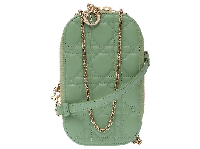 Lady Dior Borsa DIOR in Pelle Verde - 103169 - vista 3